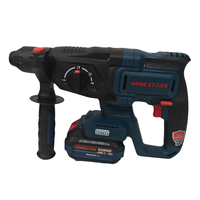 Marteau Perforateur a batterie 21V BRUSHLESS 2.8J HONESTPRO