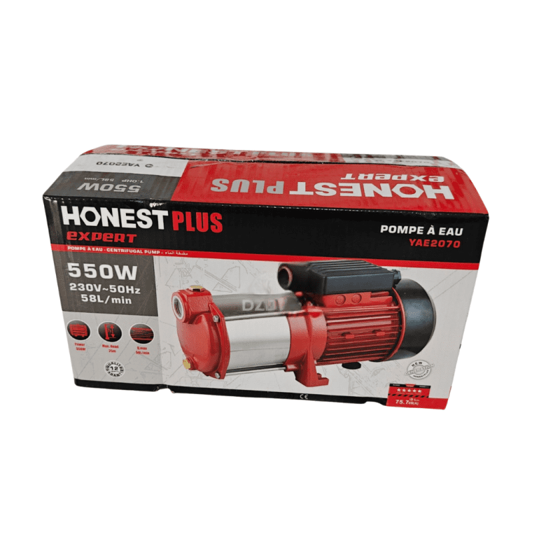 Pompe a eau 2 turbine 550W HONESTPLUS
